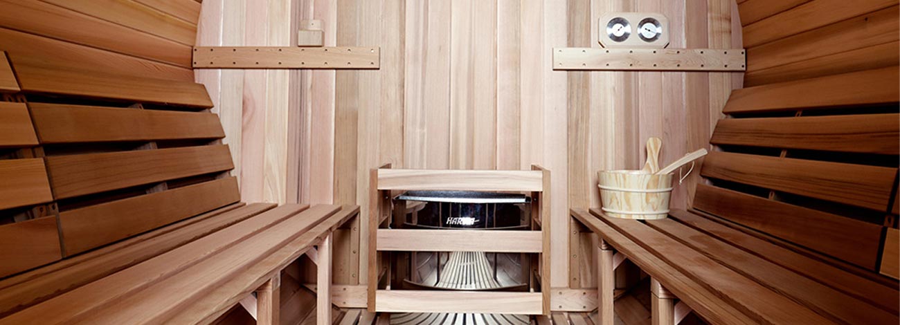 sauna wood types